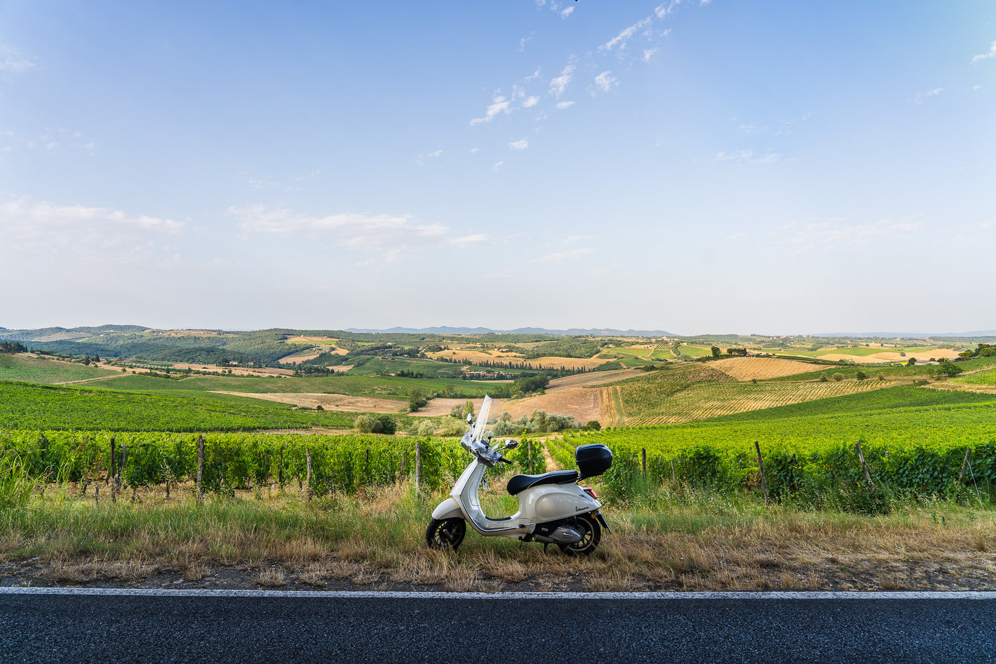 Vespa in Tuscany