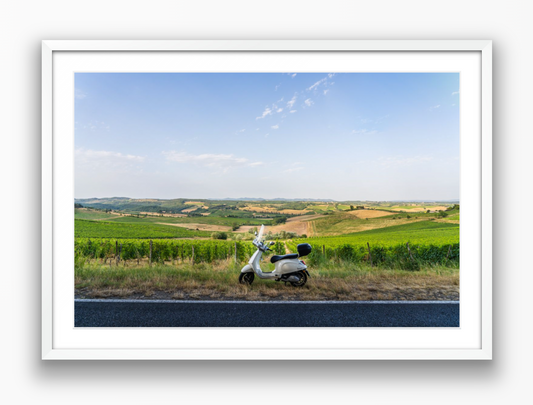 Vespa in Tuscany